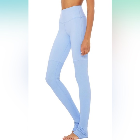 ALO Yoga High-Waist Goddess Legging Uv Heather Blue - Picture 4 of 9